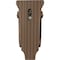 Ekena Millwork 4 3/4"W x 1 3/4"D x 10"H Small Acanthus Pilaster Wood Corbel, Walnut CORW05X02X10PAWA - alternate 2